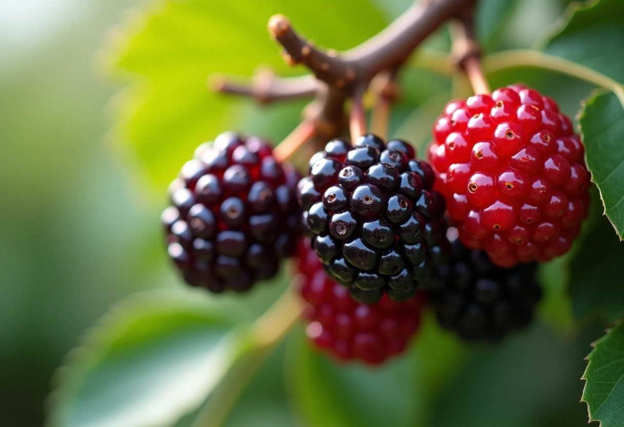 mûrier-platane fruit